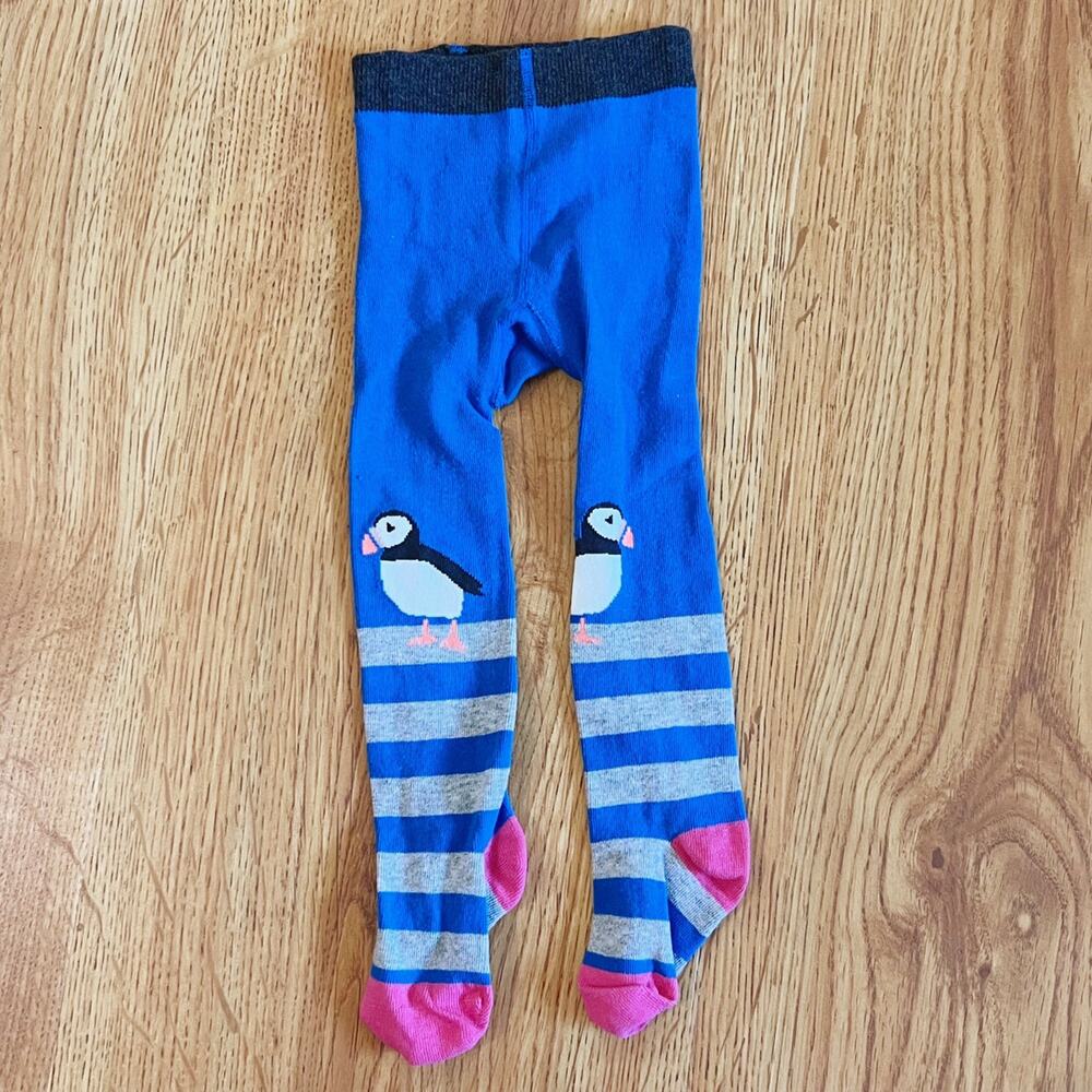 Mini Boden Blue Puffin Tights